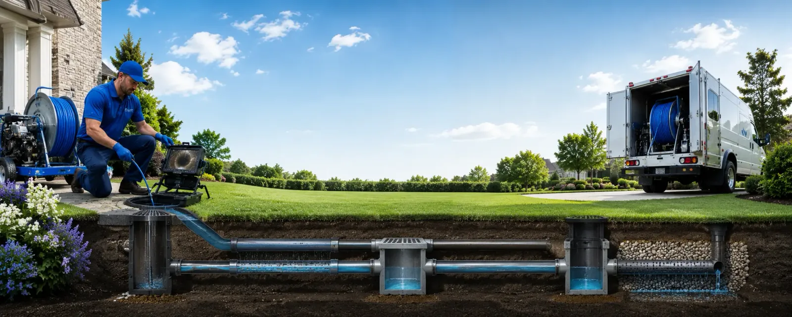 Outdoor drain cleaning information for Matawan, NJ